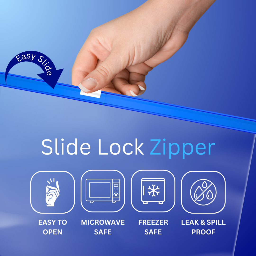 Slider Bags | Transparent | Multi-Purpose Use