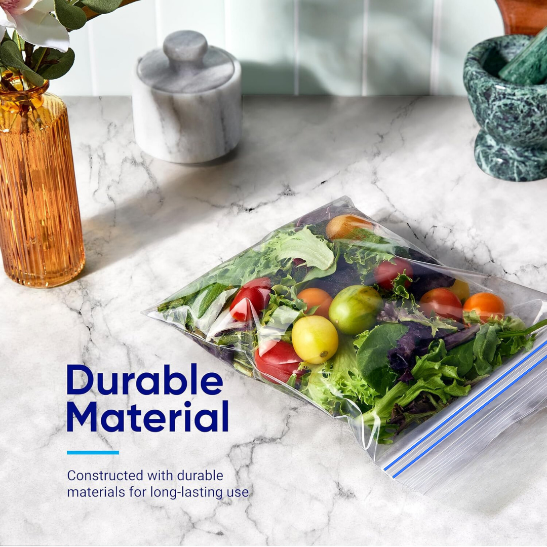 Dual Zipper Zip Lock Bags
