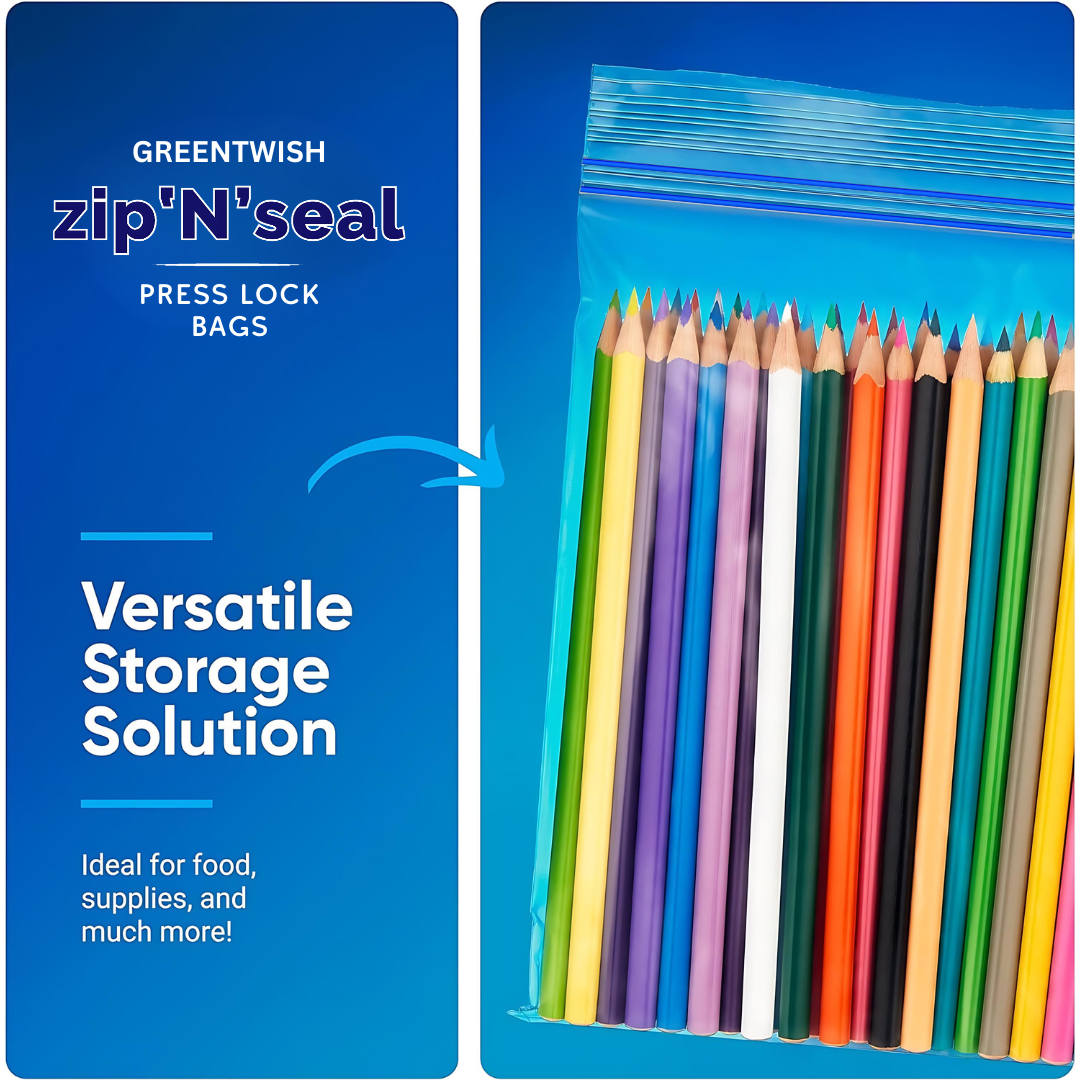 Dual Zipper Zip Lock Bags