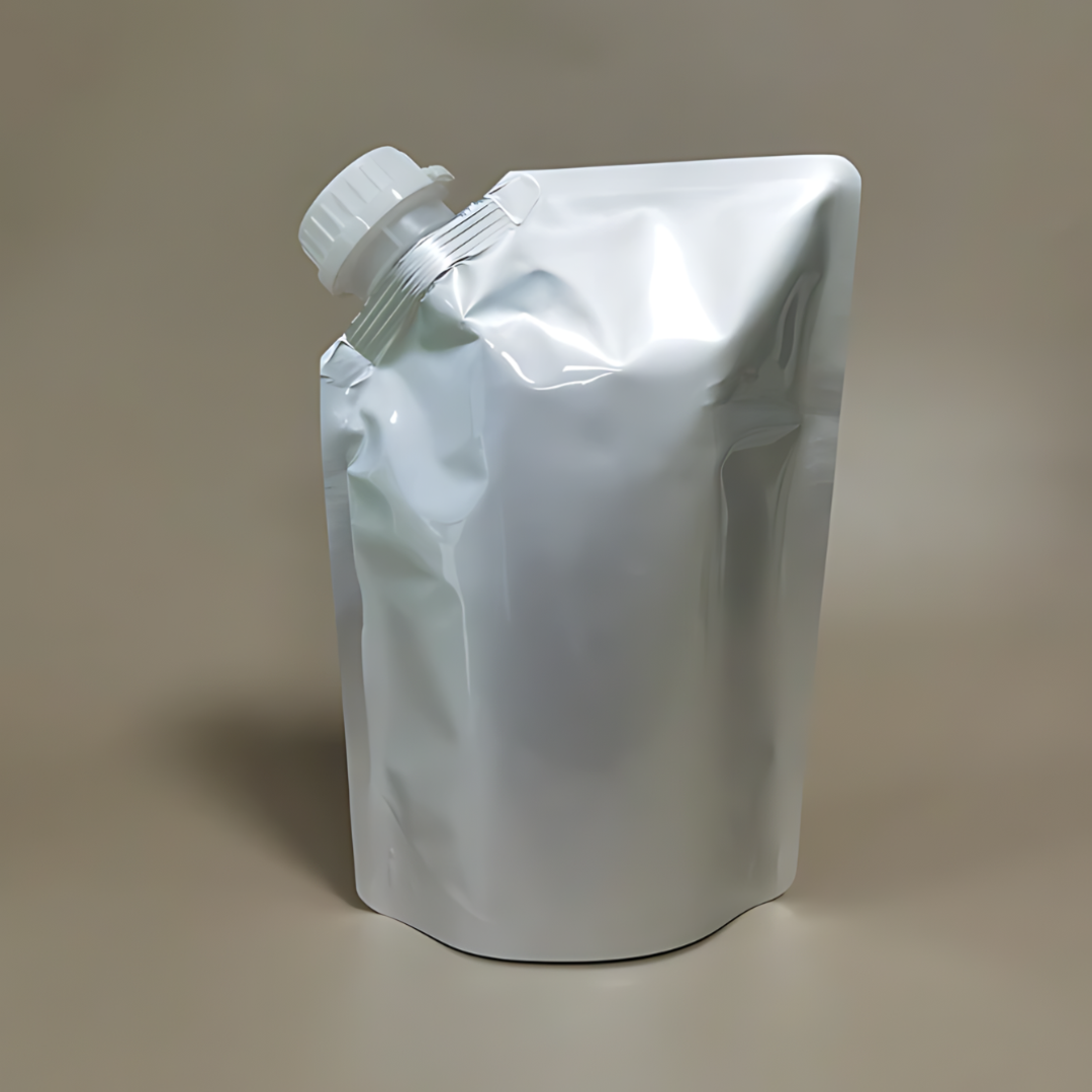 Aluminum Foil Spout Pouch with 21 mm Spout | Hot Tea Delivery and Takeaway Pouch | Hot Coffee Parcel Pouch | Useful For Any Hot and Cold Beverages