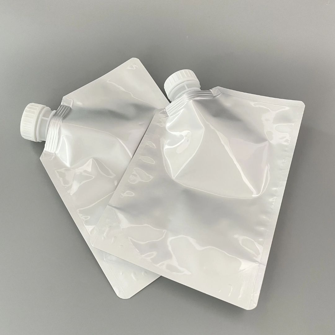 Aluminum Foil Spout Pouch with 21 mm Spout | Hot Tea Delivery and Takeaway Pouch | Hot Coffee Parcel Pouch | Useful For Any Hot and Cold Beverages